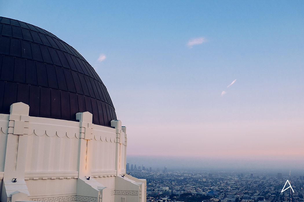 Le Griffith Observatory Au Coucher Du Soleil Awwway