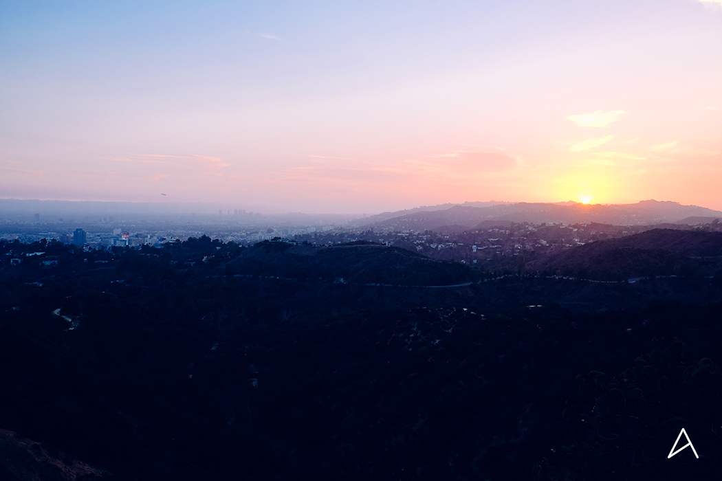 Le Griffith Observatory Au Coucher Du Soleil Awwway