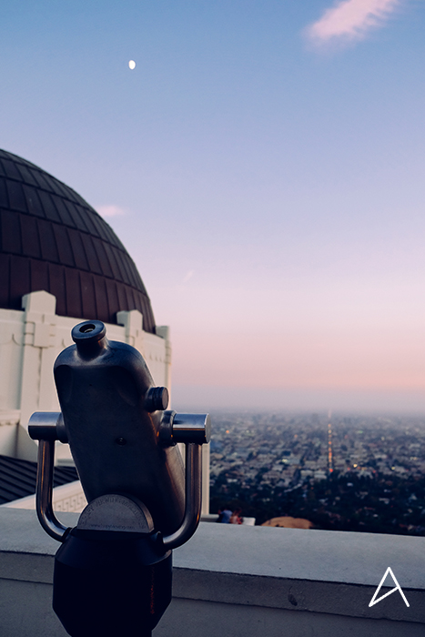 Le Griffith Observatory Au Coucher Du Soleil Awwway